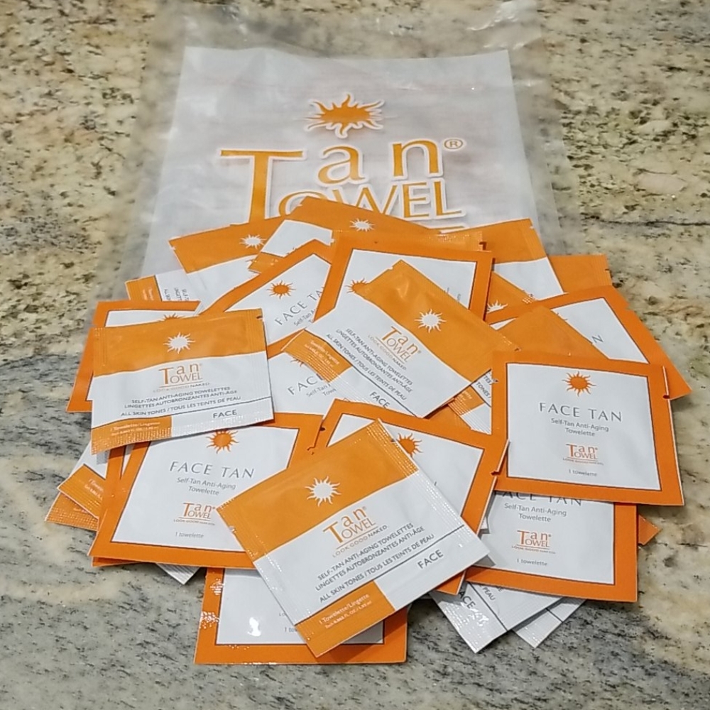 COPY - Tan Towel Self Tanning Towelettes For Face